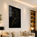 Profilden Atatürk Cam Tablo
