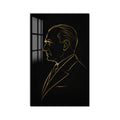 Profilden Atatürk Cam Tablo