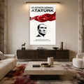 Egemenlik Sözlü Atatürk Cam Tablo