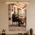 Kafede Atatürk Cam Tablo