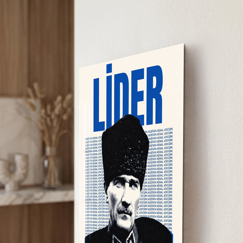 Lider Posteri Atatürk Cam Tablo