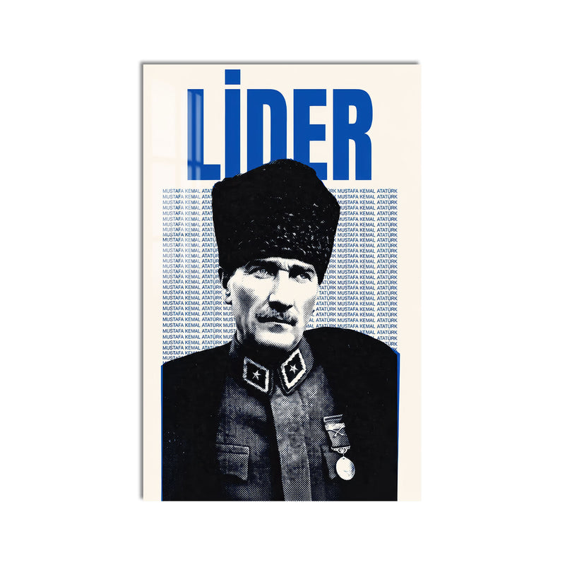 Lider Posteri Atatürk Cam Tablo