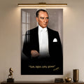 Sözlü Frak Atatürk Cam Tablo