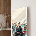 Atatürk Türkiye Sembolleri Cam Tablo – Cam Tablo