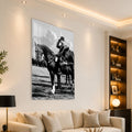 Atlı Atatürk Cam Tablo