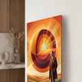 Atatürk Art Deco Güneş Cam Tablo – Cam Tablo