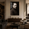 Yandan Bakan Atatürk Cam Tablo