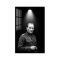 Spot Işığında Atatürk Cam Tablo