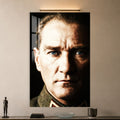 Işık Gölge Atatürk Cam Tablo