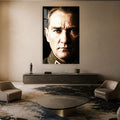 Işık Gölge Atatürk Cam Tablo