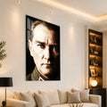 Işık Gölge Atatürk Cam Tablo