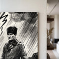 Atatürk Fırtına Siluet Cam Tablo – Cam Tablo