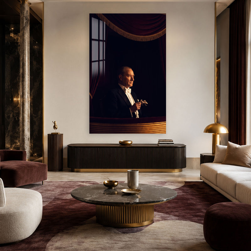 Locada Atatürk Cam Tablo