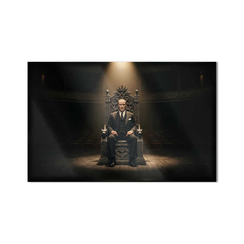 Atatürk Taht Güç Cam Tablo – Cam Tablo