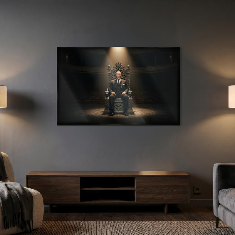Atatürk Taht Güç Cam Tablo – Cam Tablo