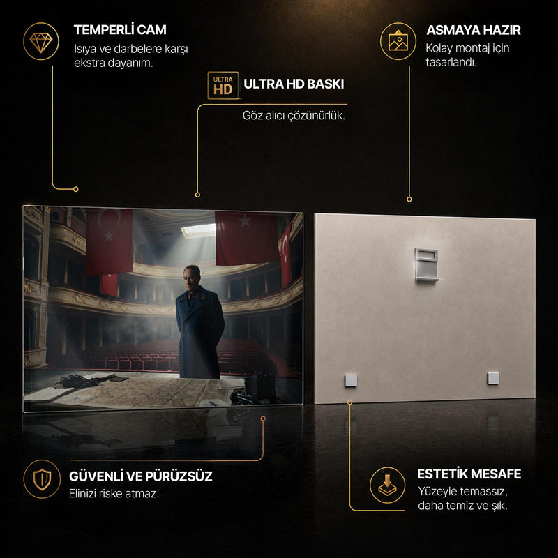 Atatürk Tiyatro Harita Komuta Cam Tablo – Cam Tablo