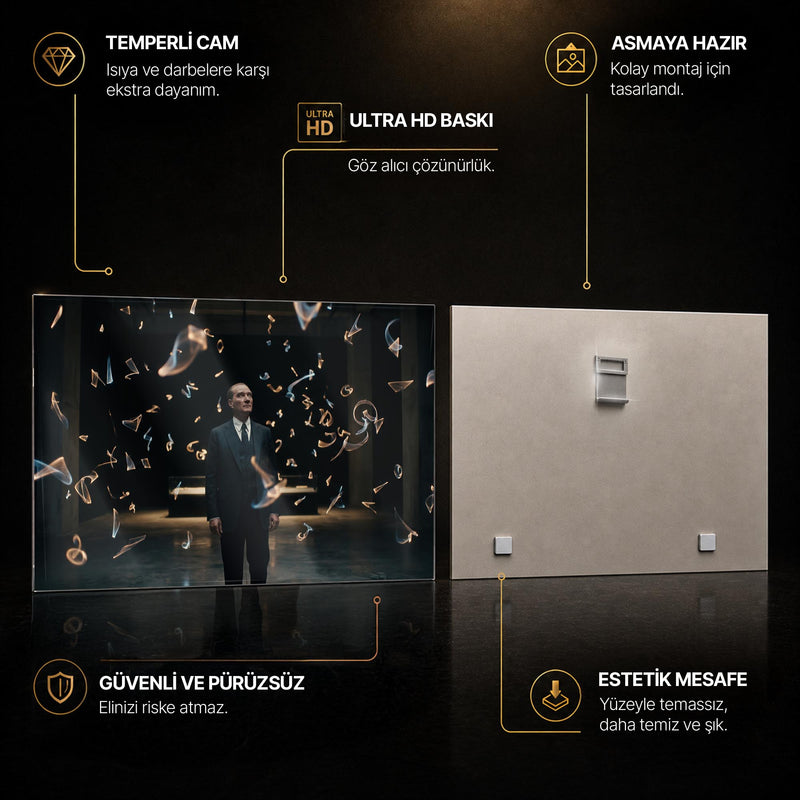 Atatürk Alfabe Devrimi Cam Tablo – Cam Tablo