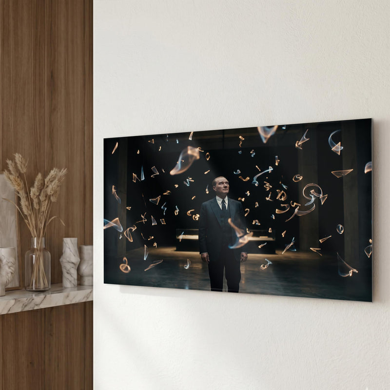 Atatürk Alfabe Devrimi Cam Tablo – Cam Tablo