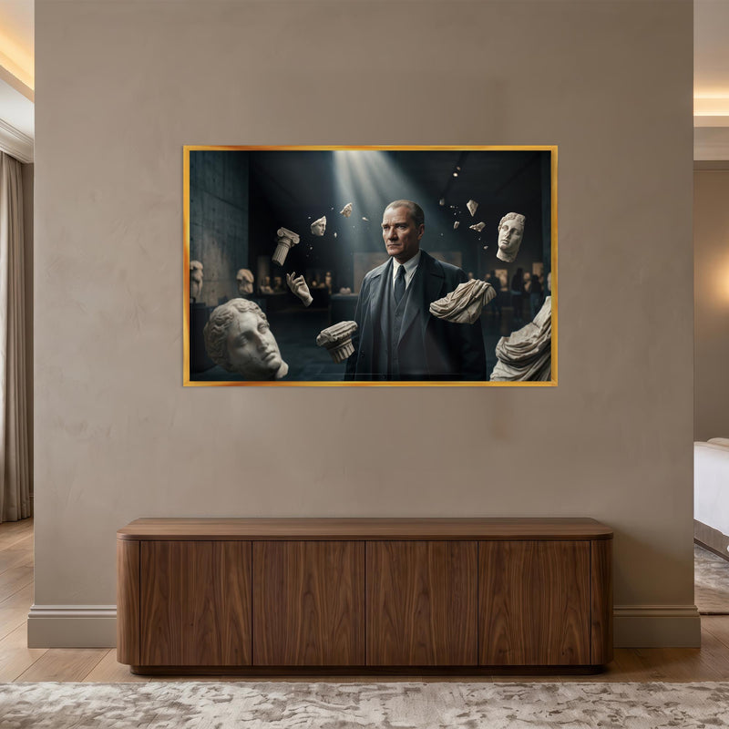 Atatürk Müze Heykel Medeniyet Cam Tablo – Cam Tablo