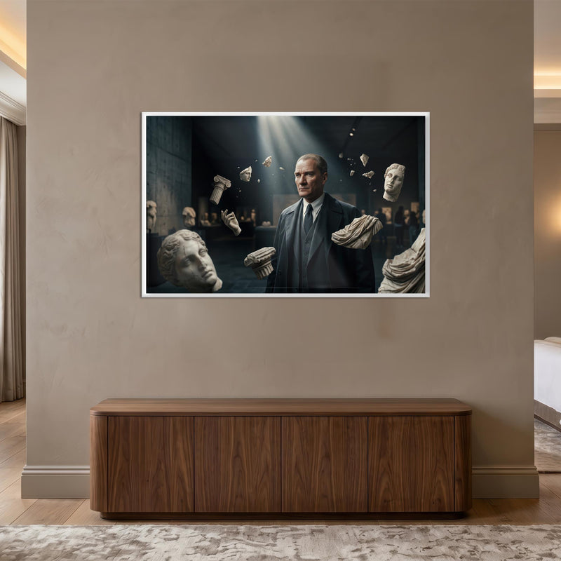 Atatürk Müze Heykel Medeniyet Cam Tablo – Cam Tablo