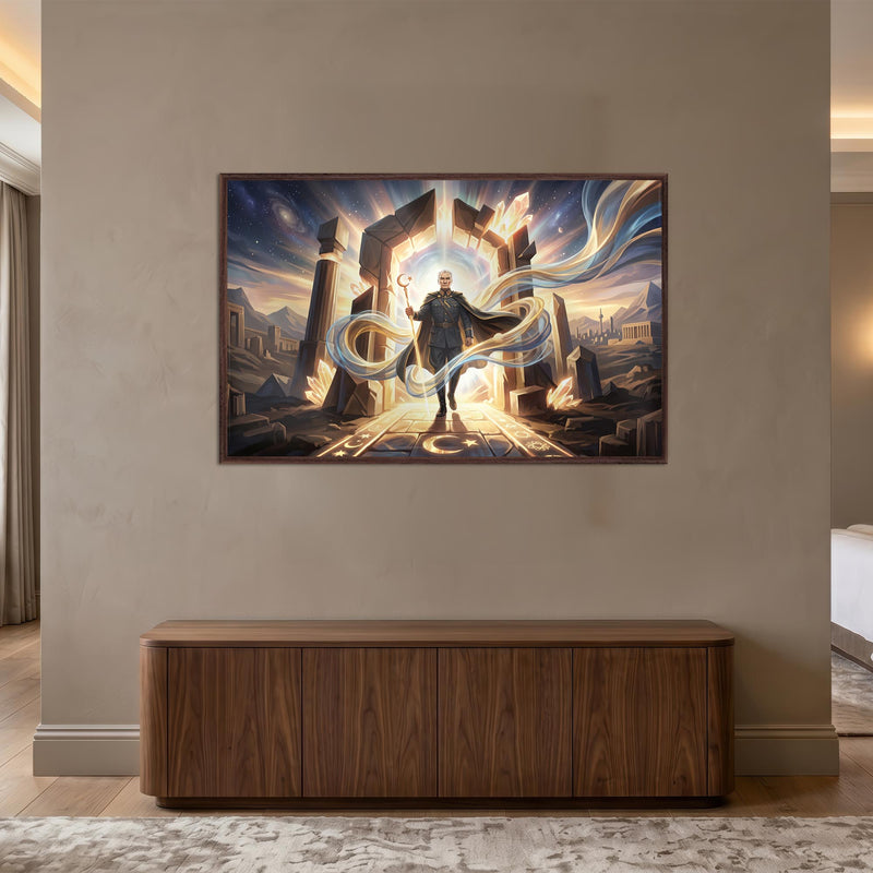 Atatürk Epik Kapı Fantasy Cam Tablo – Cam Tablo