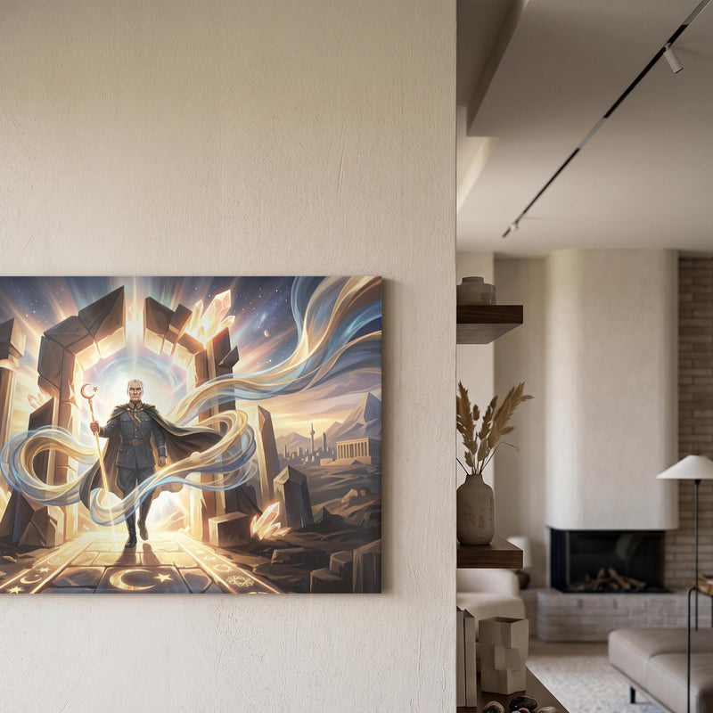 Atatürk Epik Kapı Fantasy Cam Tablo – Cam Tablo