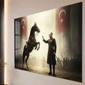 Atıyla Atatürk Cam Tablo