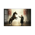 Atıyla Atatürk Cam Tablo