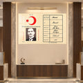 Nüfus Cüzdanı Atatürk Cam Tablo