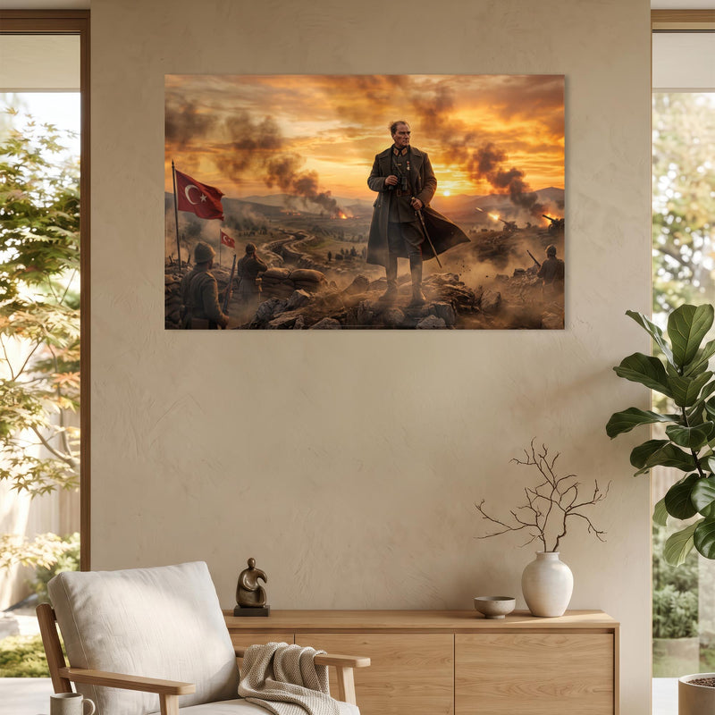 Atatürk Kurtuluş Savaşı Panorama Cam Tablo – Cam Tablo
