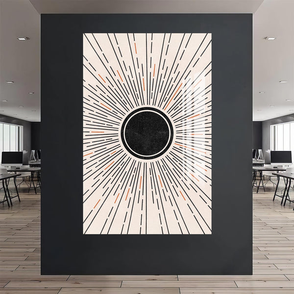 Spiral Bohem Cam Tablo