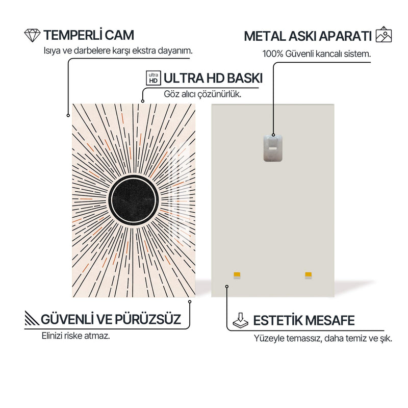 Spiral Bohem Cam Tablo – Cam Tablo