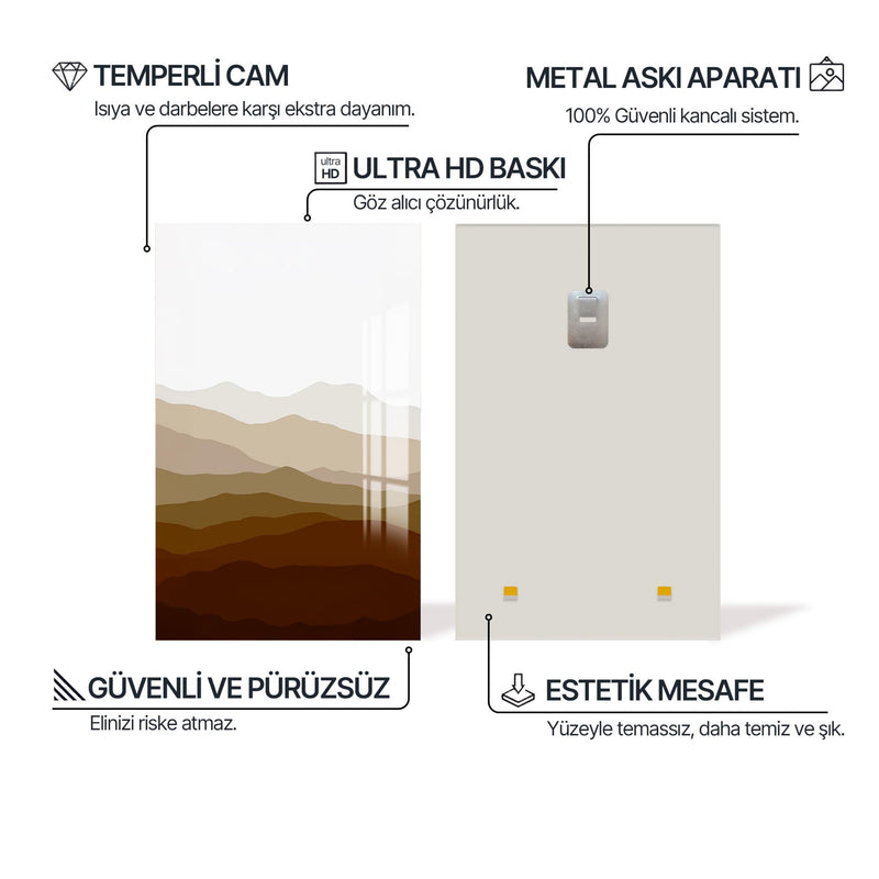 Kavrulmuş Kır Cam Tablo – Cam Tablo