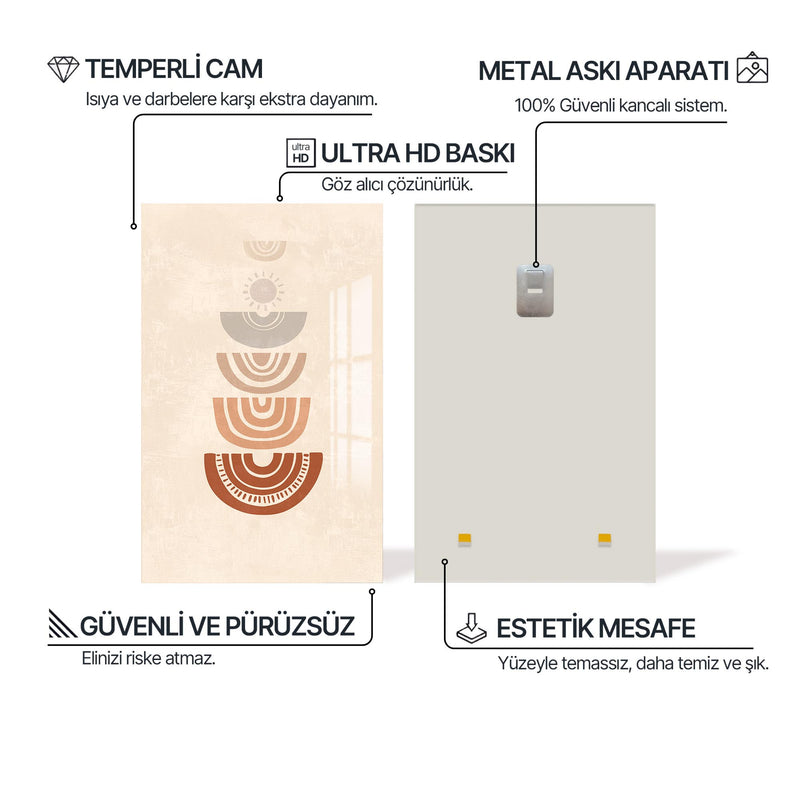 Kavrulmuş Ada Cam Tablo – Cam Tablo