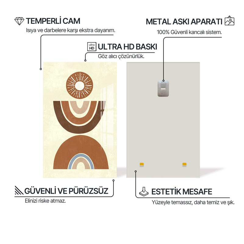 Çiçekli Masa Cam Tablo – Cam Tablo