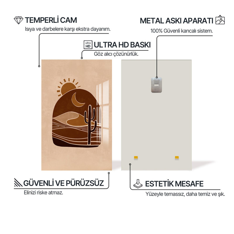 Çiçekli Gün Cam Tablo – Cam Tablo