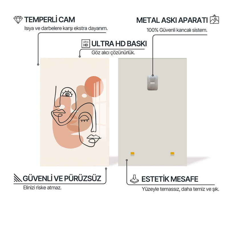 Bohem Birliktelik Cam Tablo – Cam Tablo