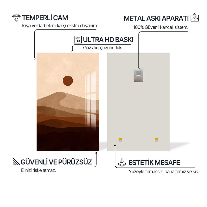 Sarmal Sessizlik Cam Tablo – Cam Tablo