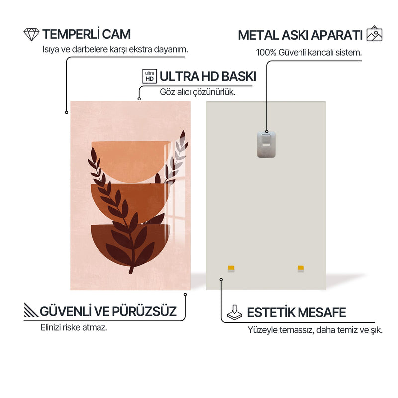 Çiçek Halkası Cam Tablo – Cam Tablo