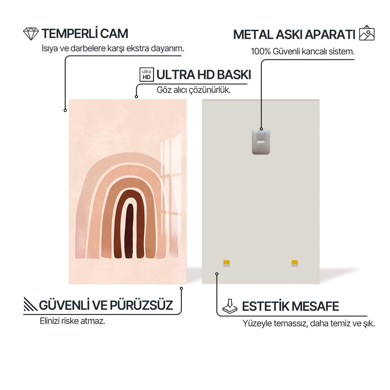 Yumuşak Hatlar Cam Tablo – Cam Tablo
