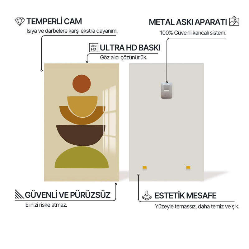Yuvarlak Duruş Cam Tablo – Cam Tablo