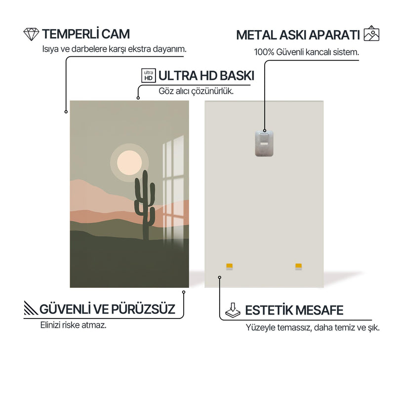 Çöl Yansıması Cam Tablo – Cam Tablo