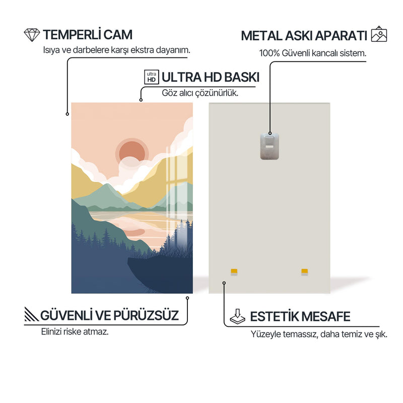Renklerin Etkisinde Cam Tablo – Cam Tablo