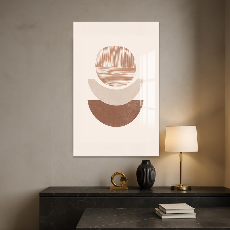 Pastel Taşlar Cam Tablo – Cam Tablo