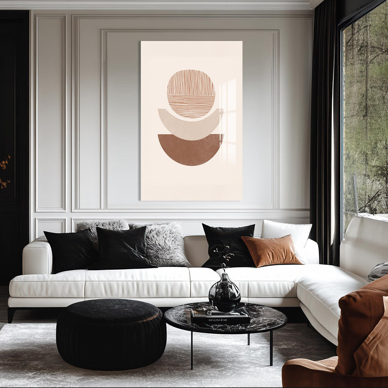 Pastel Taşlar Cam Tablo – Cam Tablo