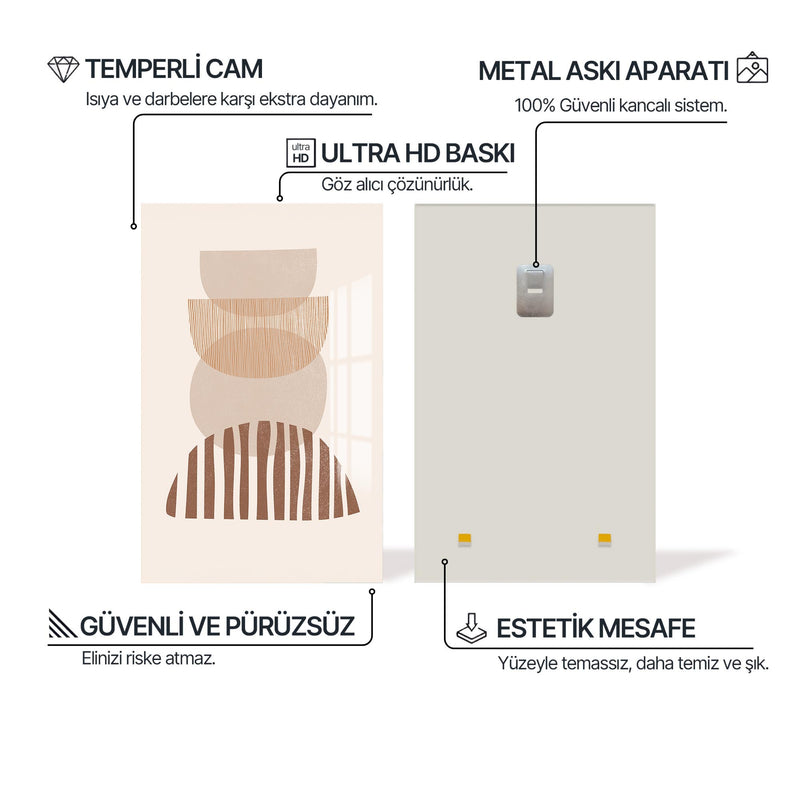 Üst üste Cam Tablo – Cam Tablo