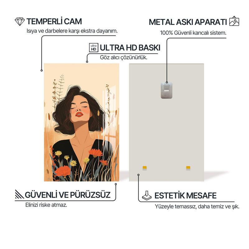 Renklerle Sarılmış Cam Tablo – Cam Tablo
