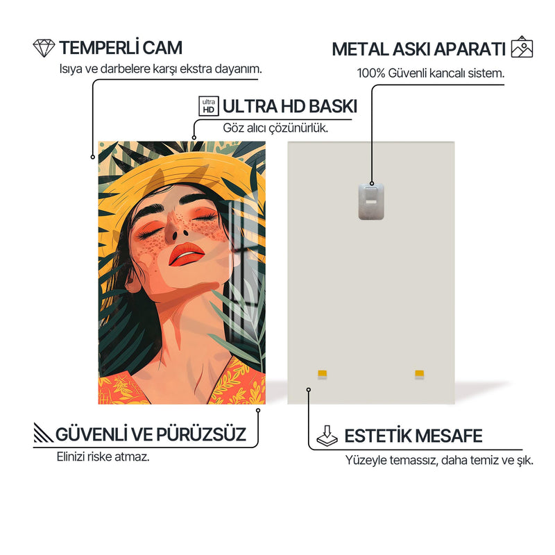 Renkli Rüzgar Cam Tablo – Cam Tablo