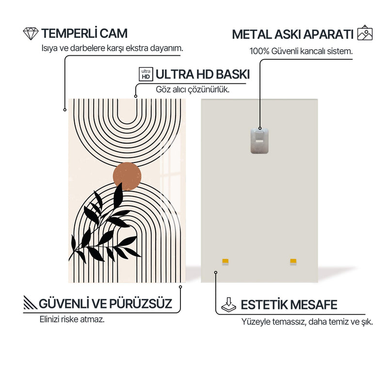 Bohem Yansıma Cam Tablo – Cam Tablo