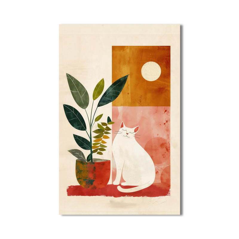 Bohem Kedi Cam Tablo – Cam Tablo